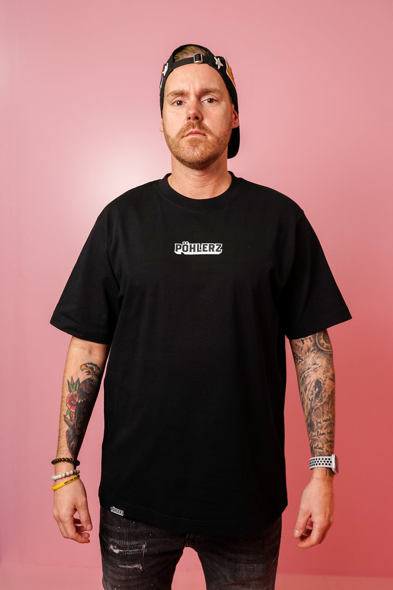 "Pöhlerz" / Logo Small  - Freestyler Heavy Oversized T-Shirt ST/ST